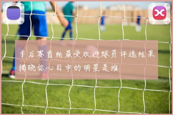 季后赛首轮最受欢迎球员评选结果揭晓你心目中的明星是谁